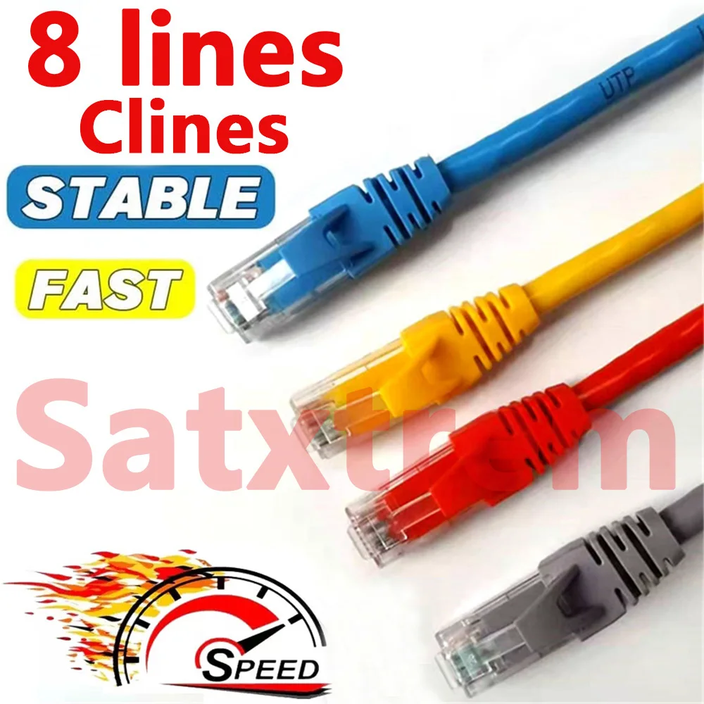 

Satxtrem 8 Lines Cline Stable HD TV Cable ESPA A V7 V8 V9 Clines