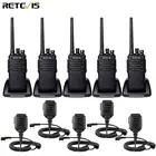 Рация Retevis RT81, 5 шт., водонепроницаемая, IP67, UHF VOX