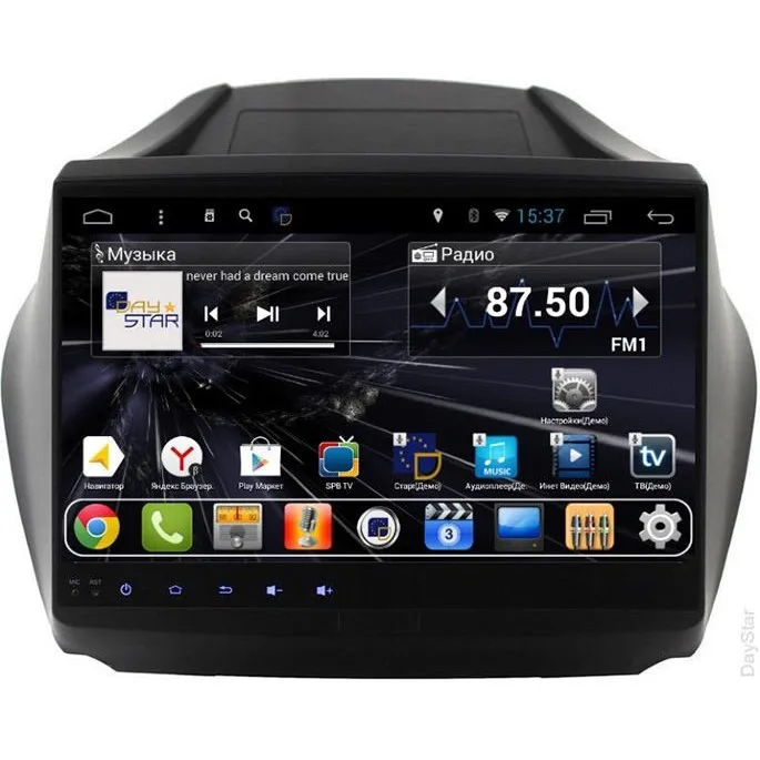 Штатная магнитола DayStar DS 7051HB Hyundai IX 35 ANDROID 8.1.0 (8 ядер 2Gb ОЗУ 32Gb памяти)|Мониторы для