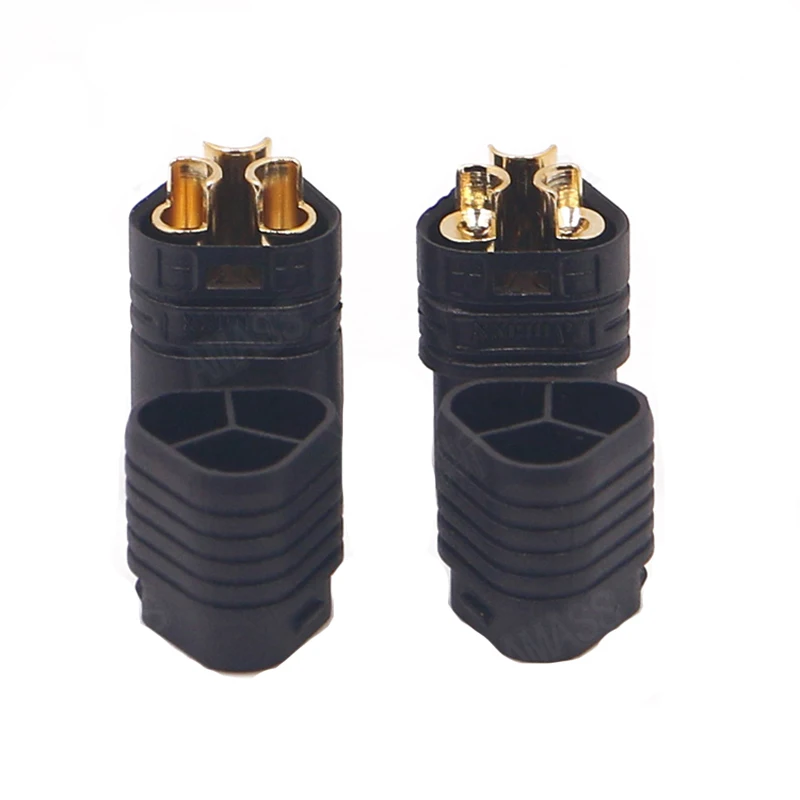 

10pcs/lot Black AMASS MT60 Male and Female Three Core Connector For RC Model Motor/ESC XT60 Upgrade Three-pin Plugs