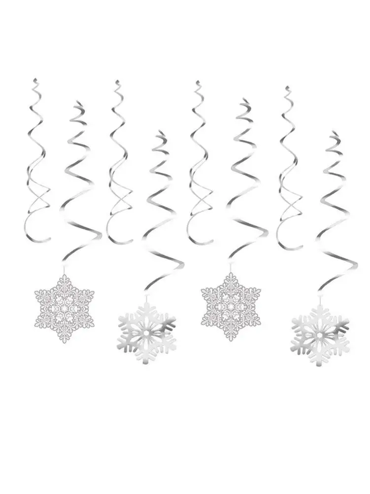 35 шт. Замороженные вечерние Рождественские снежинки украшения 3D Полые Снежинка
