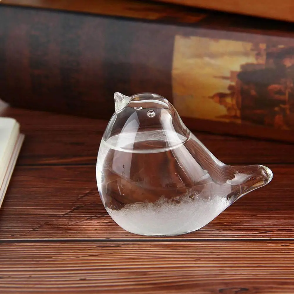 

Прогноз погоды Storm Glass в форме птицы, Хрустальный настольный декор, стеклянные поделки, аксессуары для украшения дома, ремесло, домашний деко...