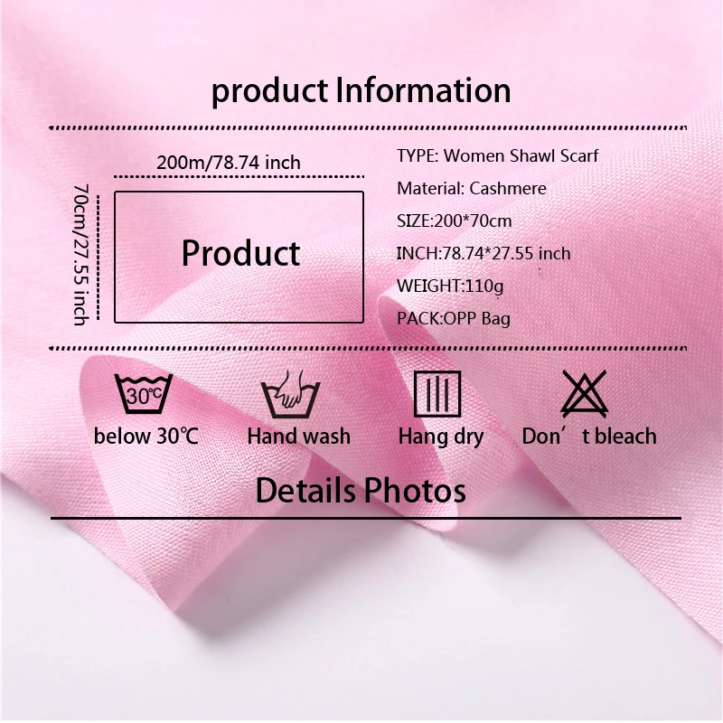 

2020 summer women hijab scarf thin shawls and wraps lady solid female hijab stoles long cashmere pashmina foulard head scarves