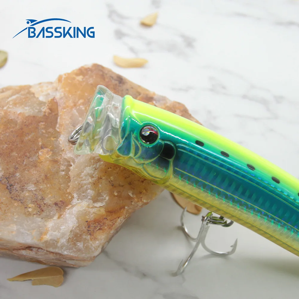 BASSKING большой Поппер приманка для рыбной ловли 150 мм 58 г топ жесткая воды