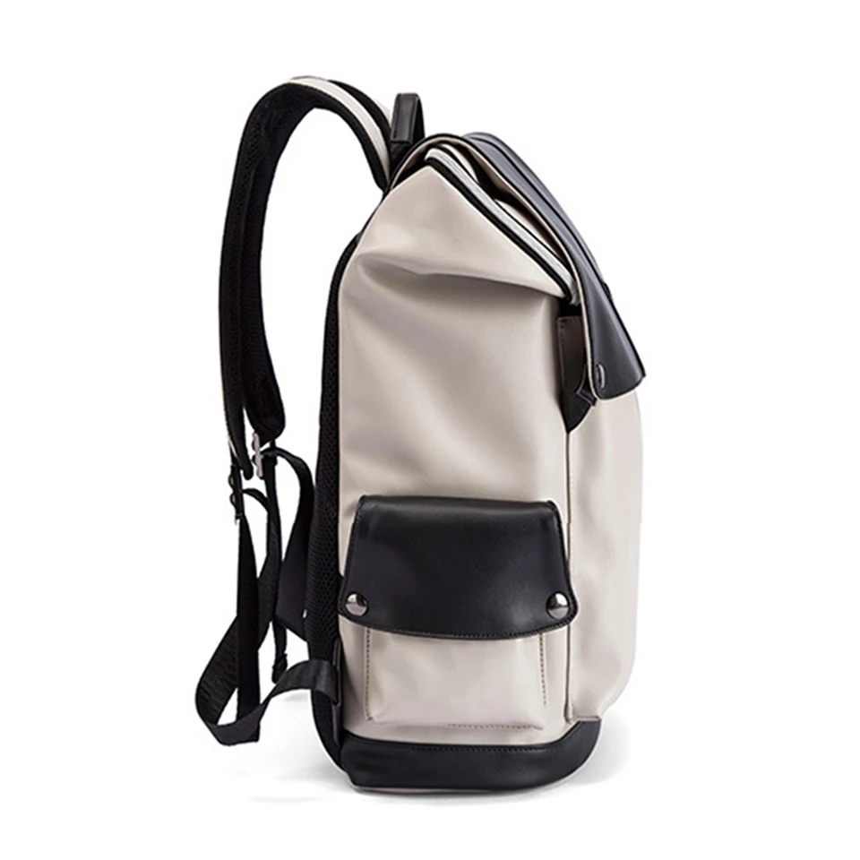 Кожаный рюкзак из искусственной кожи Модный женский мужской водонепроницаемый с