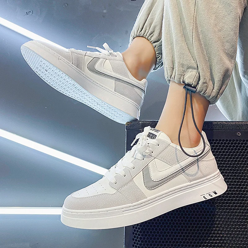 

2021 new board shoes men's trend casual shoes breathable sports shoes men basketball shoes outdoor running shoes Tooling shoes