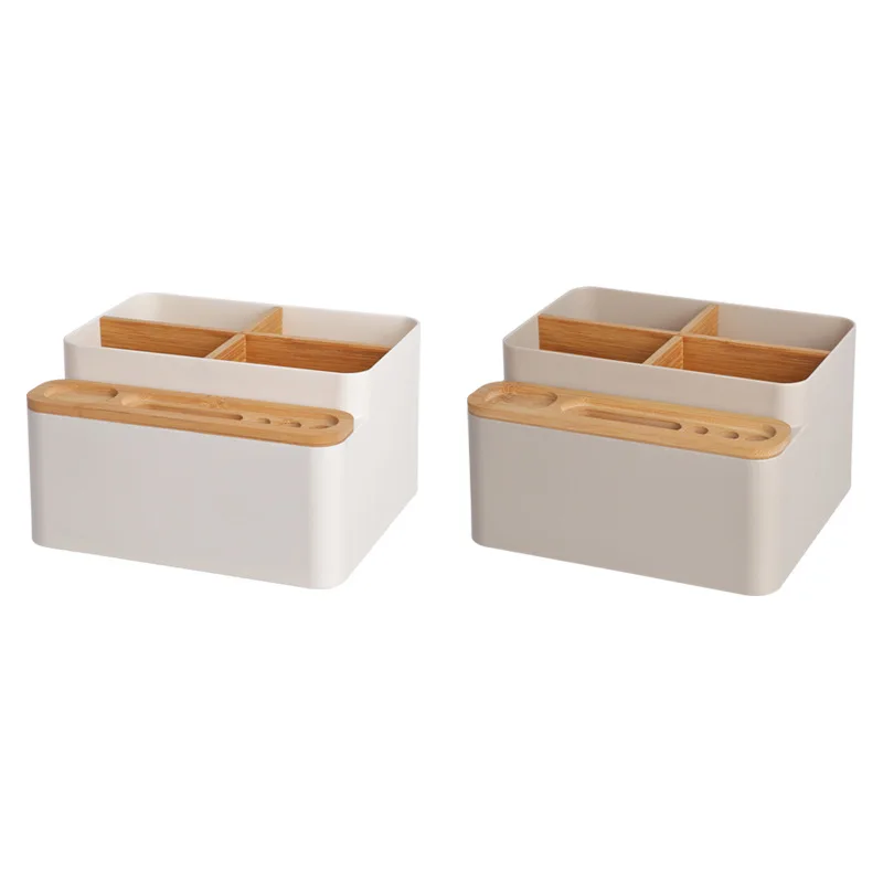 Настольный ящик для хранения органайзер коробка мелких предметов офиса и дома с