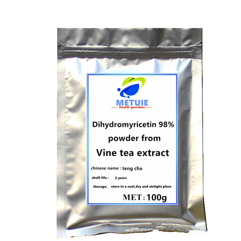 

Dihydromyricetin 98% from Vine body vine extract festival top grape powder chunky glitter bulk Lowering blood fat hovenia dulcis