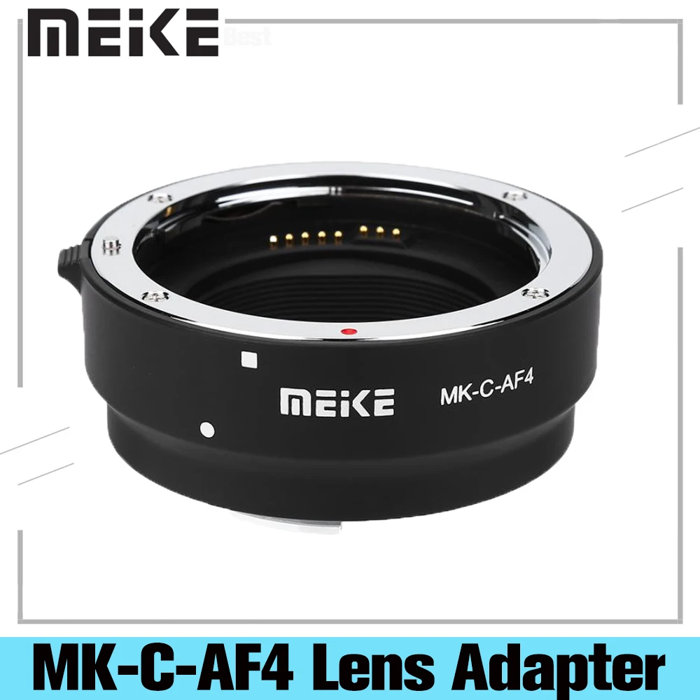 Meike MK C AF4 автофокусом кольцо адаптер для объектива Canon EOS M крепление
