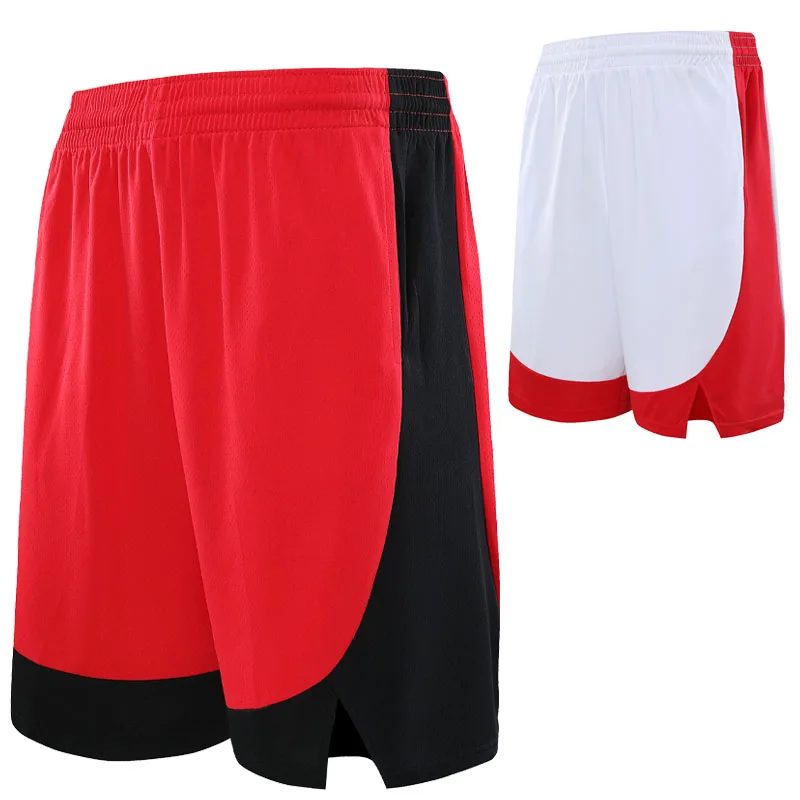 Patchwork Men Shorts Soccer Basketball Sportswear Loose Jogging Shorts 5XL Tennis Men Zipper Pocket Exercise Fitness Shorts