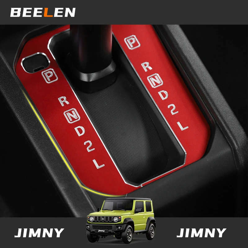 

Автомобильная панель переключения передач декоративная крышка наклейка алюминиевый сплав для Suzuki Jimny 2019 + левый правый руль аксессуары для интерьера