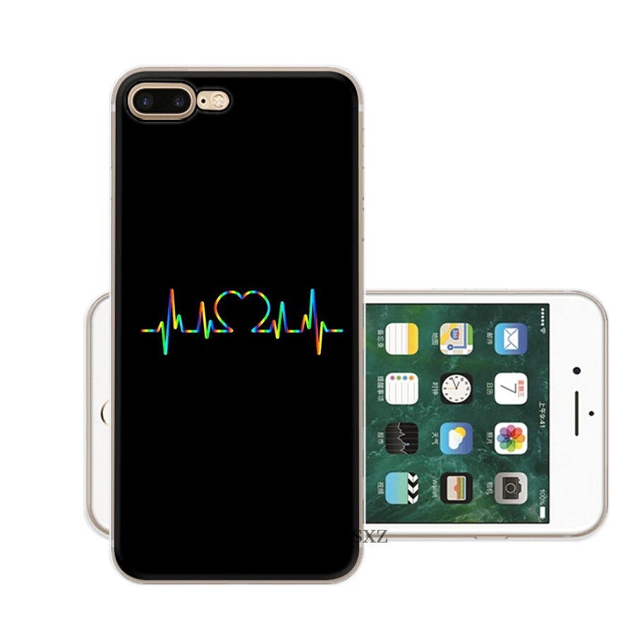 Чехол для мобильного телефона iPhone 5 5S SE 6 6S 7 8 Plus XR X XS максимальный чехол жесткий LGBTQ