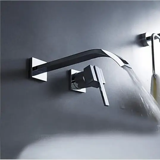 Настенный смеситель для раковины набор из 2 предметов шкафа горячей и холодной