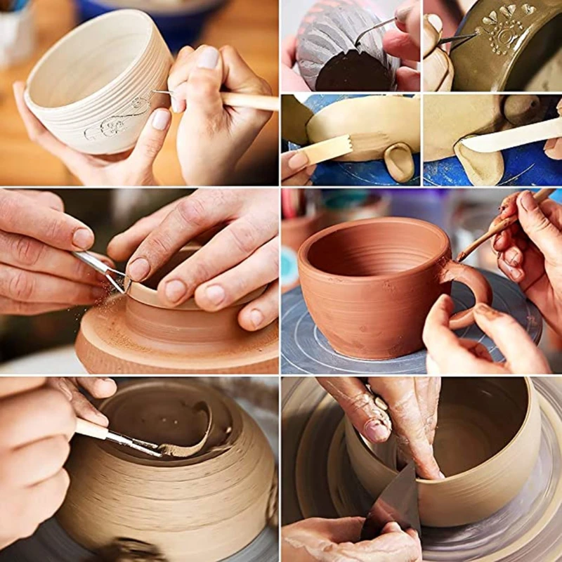 

Clay Tools Sculpting Pottery Tools Polymer Modeling Clay Sculpture Set for Potte 28GE