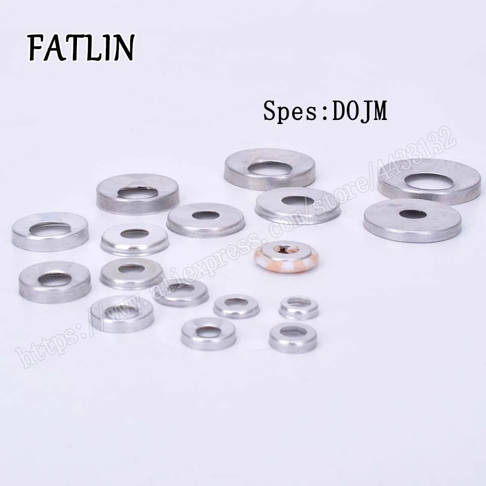 100 комплектов 18L 44L тканевые покрытые пуговицы покрытие плоская задняя сторона