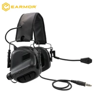 tactical headset earmor m32 walkie talkie noise cancelling military headphones hearing protector ear protection gun headphones