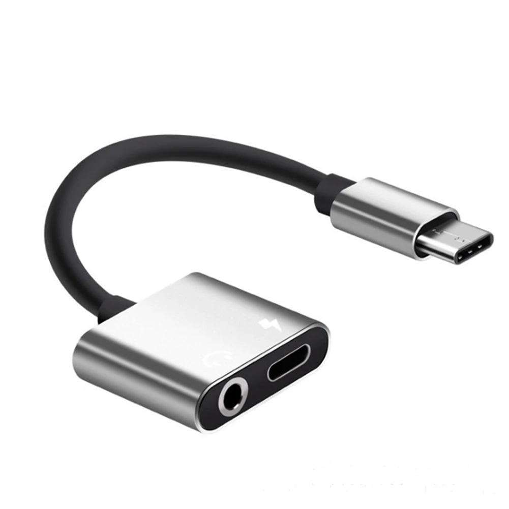 2 в 1 многофункциональный разъем типа C до 3 5 мм AUX аудио наушники USB адаптер