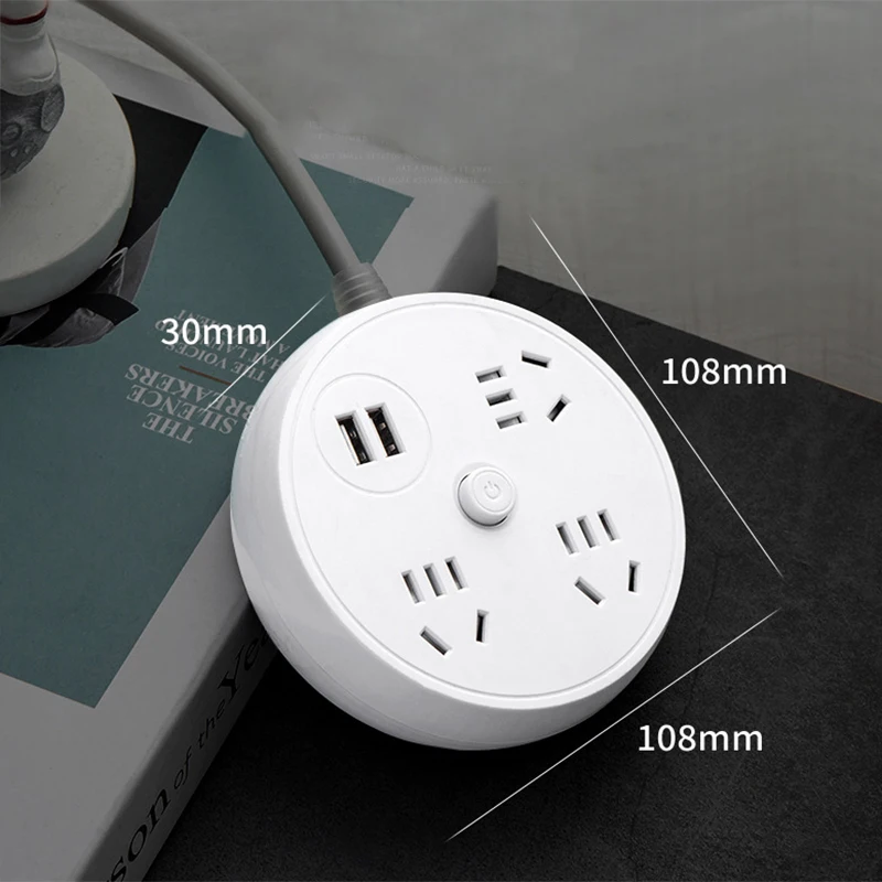 Лидер продаж 2021 удлинитель с защитой от перенапряжения и выдвижным шнуром умным