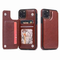phone case retro pu flip leather case for iphone 12 mini 11 pro max xs multi card holder phone cases for iphone x 6s 7 8 plus se