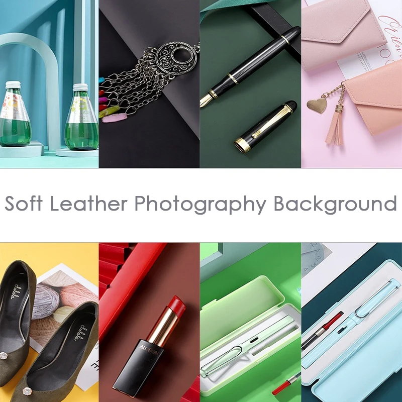 Однотонный простой Плетеный мягкий кожаный водонепроницаемый фон для