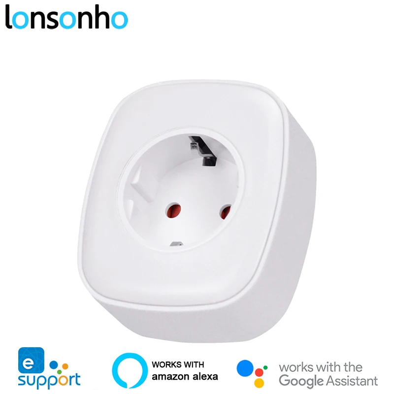 Lonsonho eWeLink Wi-Fi Smart Plug умная розетка ЕС США штепсельная вилка австралийского