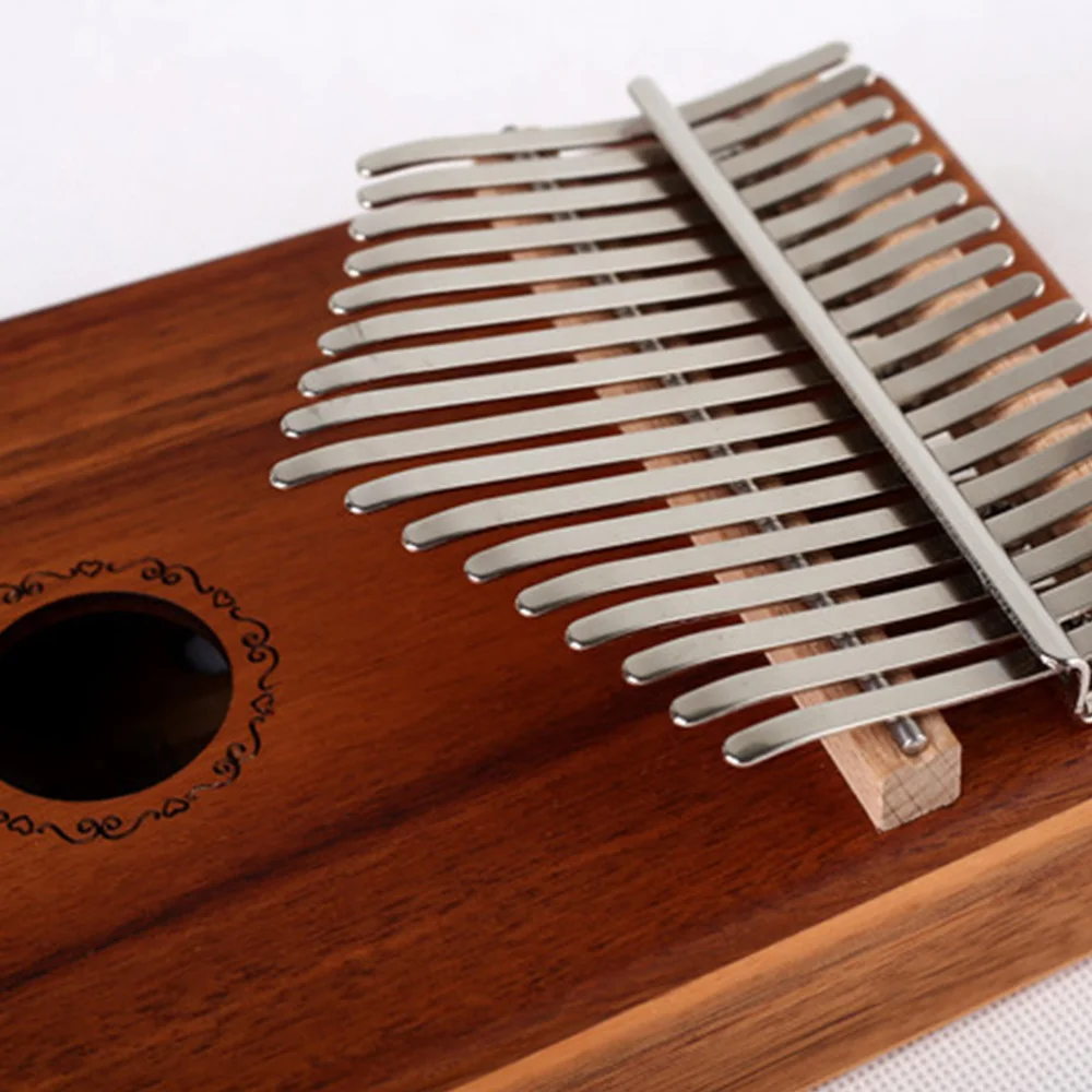 

17 Sound Acacia Mangium All Single Thumb Piano Kalimba Finger Piano with English Manual