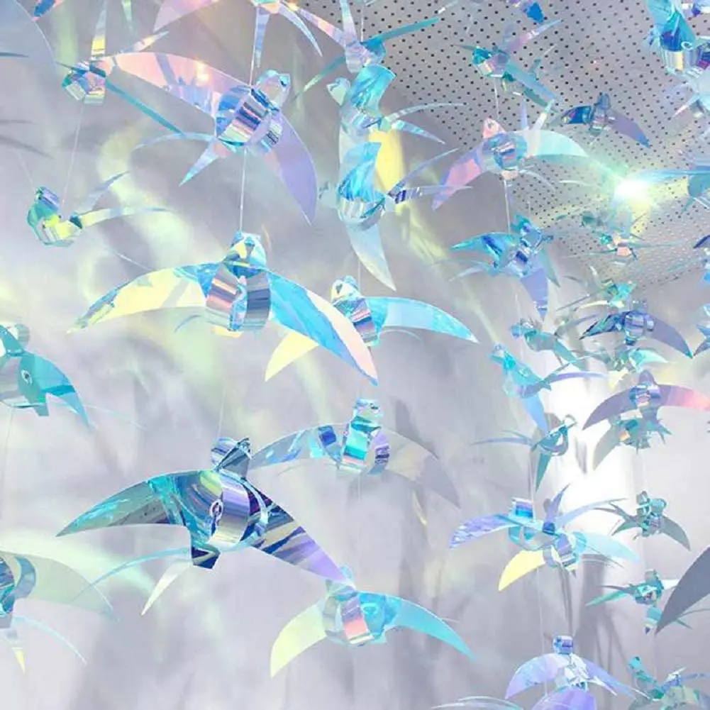 Украшение в виде Колибри переливающееся большого размера 10 шт. | Дом и сад