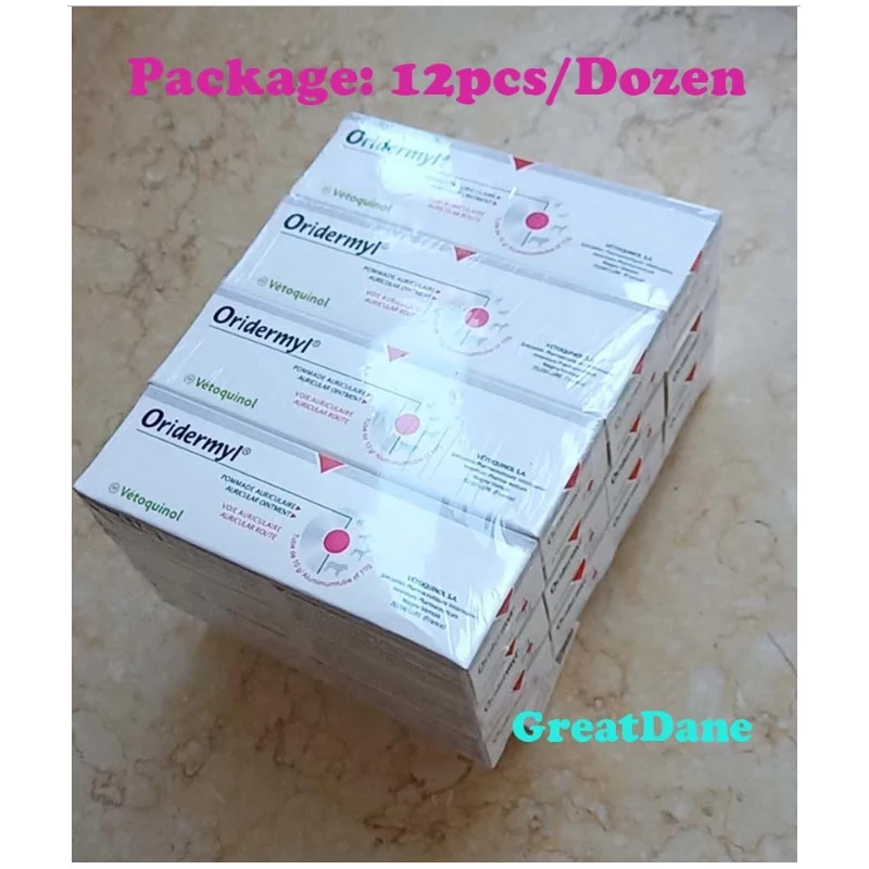 Vetoquinol Oridermyl капли для собак и кошачьих ушей 10 г инфекция ушного канала зуд вонючий