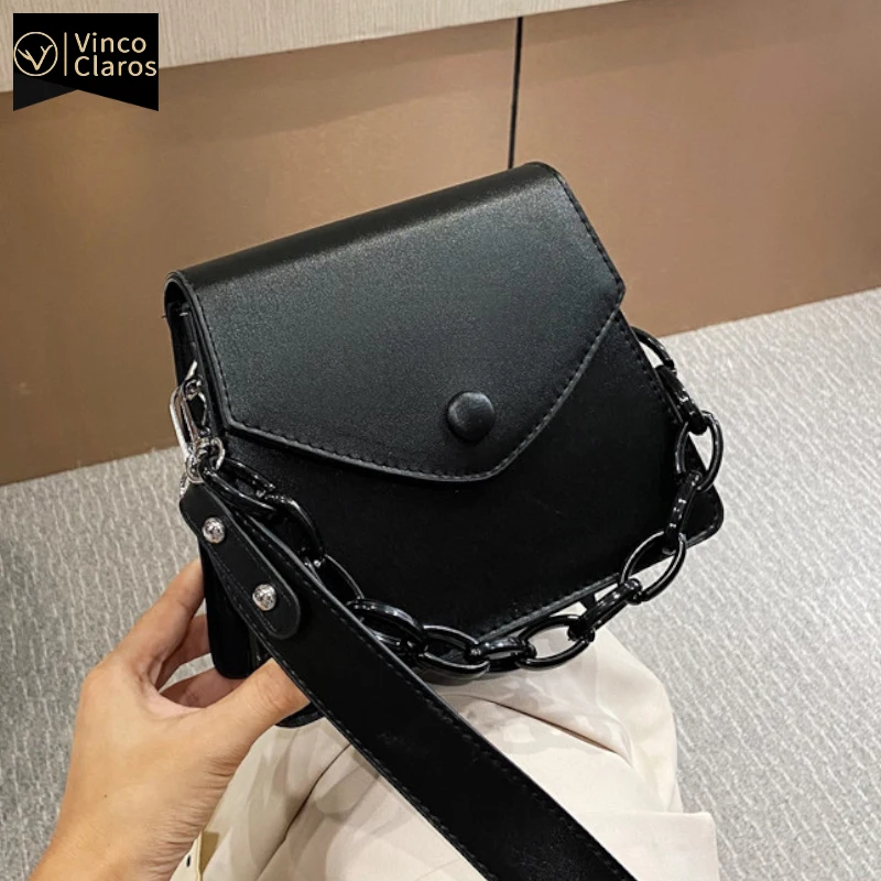 

Fashion Mini Leather Shoulder Crossbody Bags Women Small Chain Flap Luxury Purses Handbags Designer Cute Bolsas De Mujer Sac