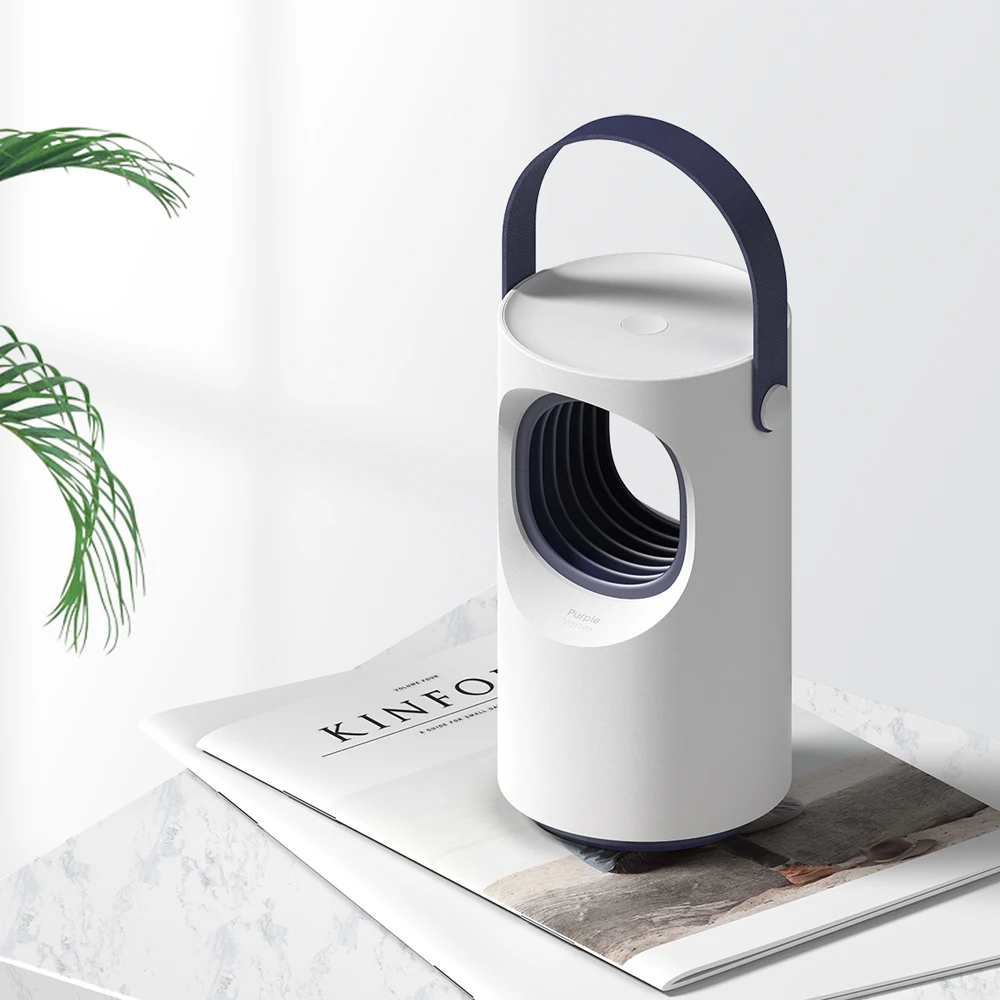 Лампа-ловушка для комаров фиолетовая вихревая с USB-портом лампа-ловушка легкой