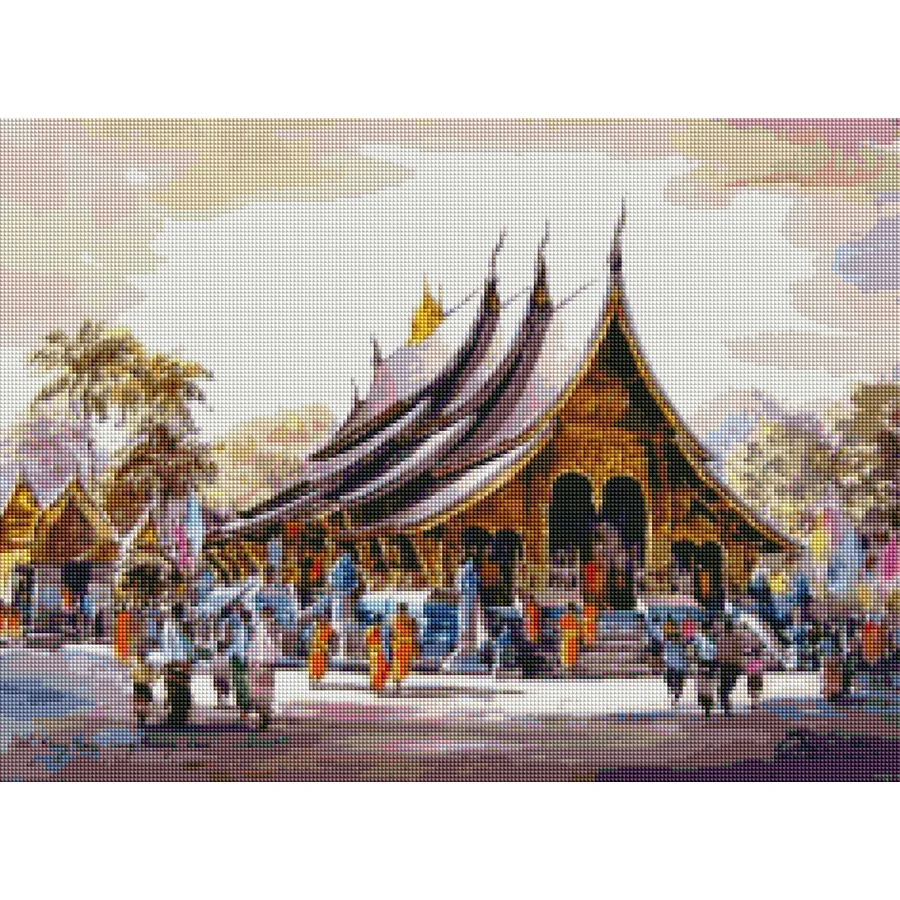 

5D DIY Diamond Painting Landscape houses Full Square&Round Diamond Embroidery Mosaic House Spring Decorations Home