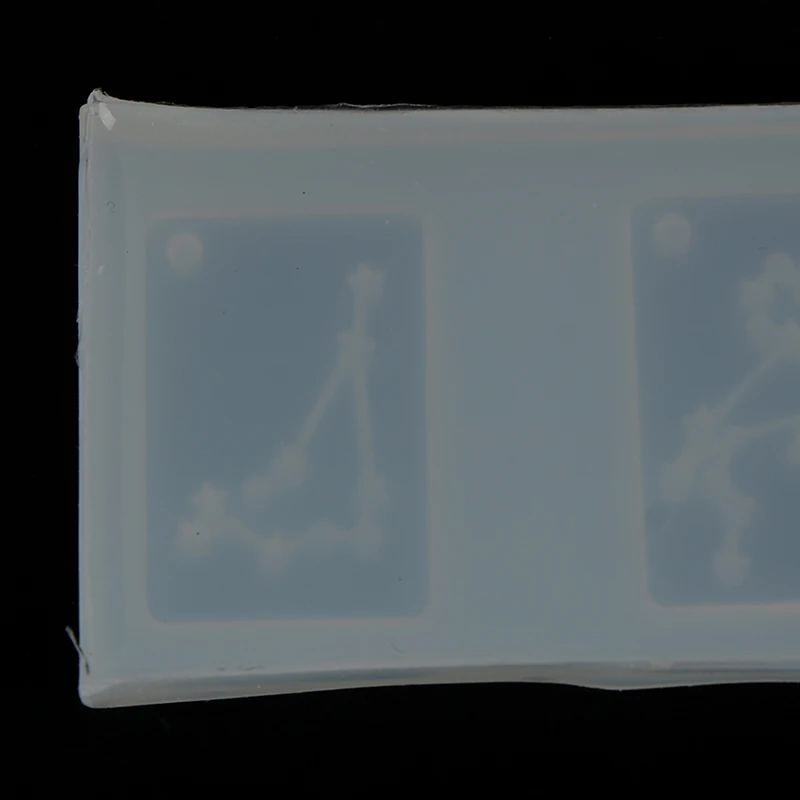 

Handmade DIY Twelve Constellationsd Jewelry Tool Silicone Mould Square Drop Pendant Earring Mold Craft Decoration