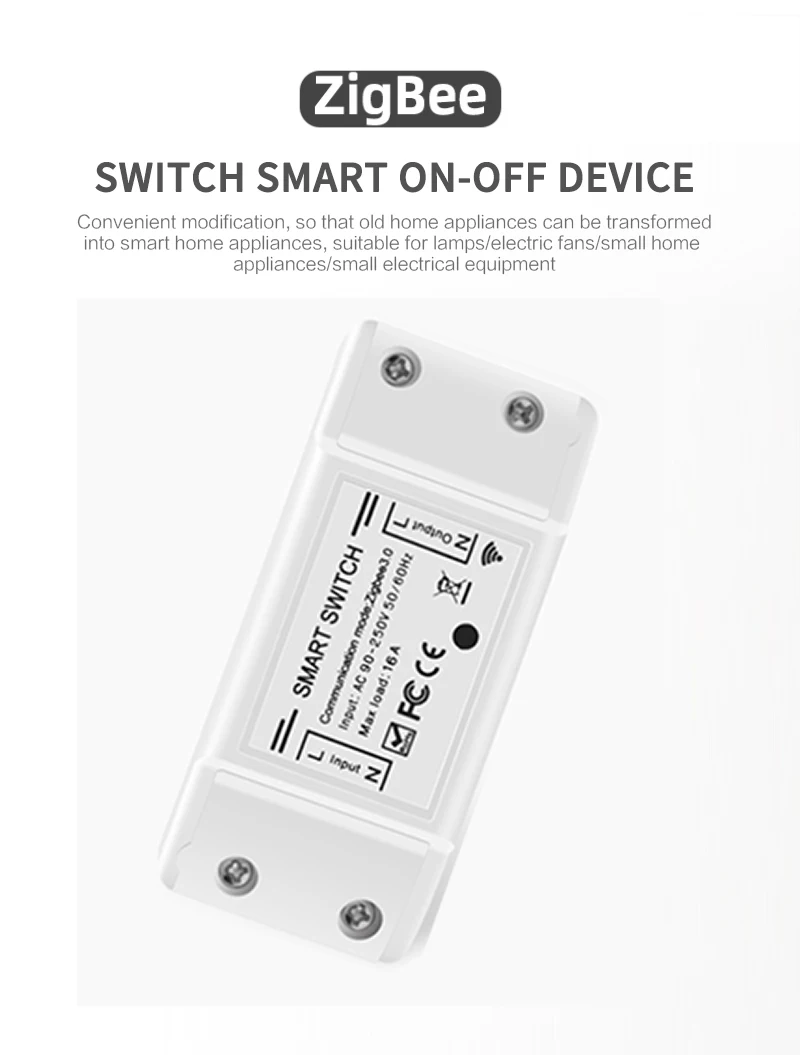 Светодиодный выключатель ZIGBEE 85-220 В 10 А переключатель сделай сам умное устройство