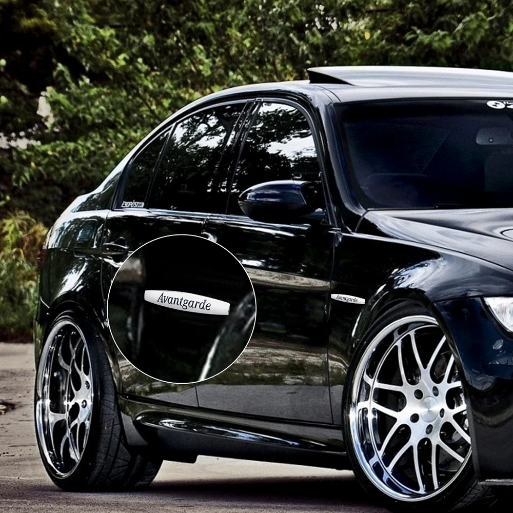 Автомобильный крыло Avantgarde значок логотип наклейка для Mercedes Benz AMG GL CLS SLC SLK SLS R320 R350
