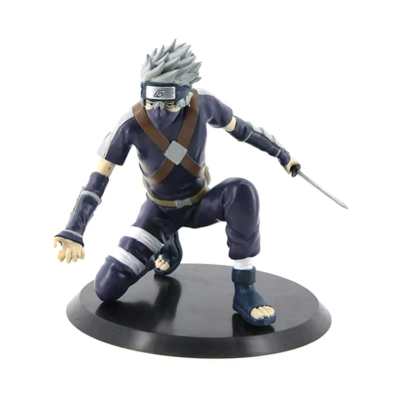 Naruto Shippuden GK Shadow Hatake Kakashi Anime Action Figure Model Assassinate 15CM PVC Statue Collectible Toys For Kids Figma