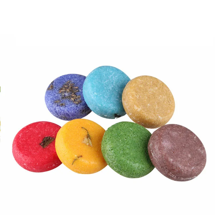 

Fashion Handmade Hair Shampoo Soap Cold Processed Shampoo Bar 100% Pure Plant Hair Shampoos Hair Care