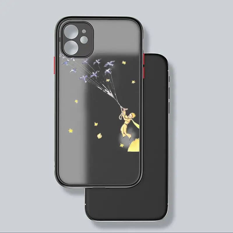 

Little Prince Phone Case For iphone 12 11 8 7 plus mini x xs xr pro max matte transparent cover