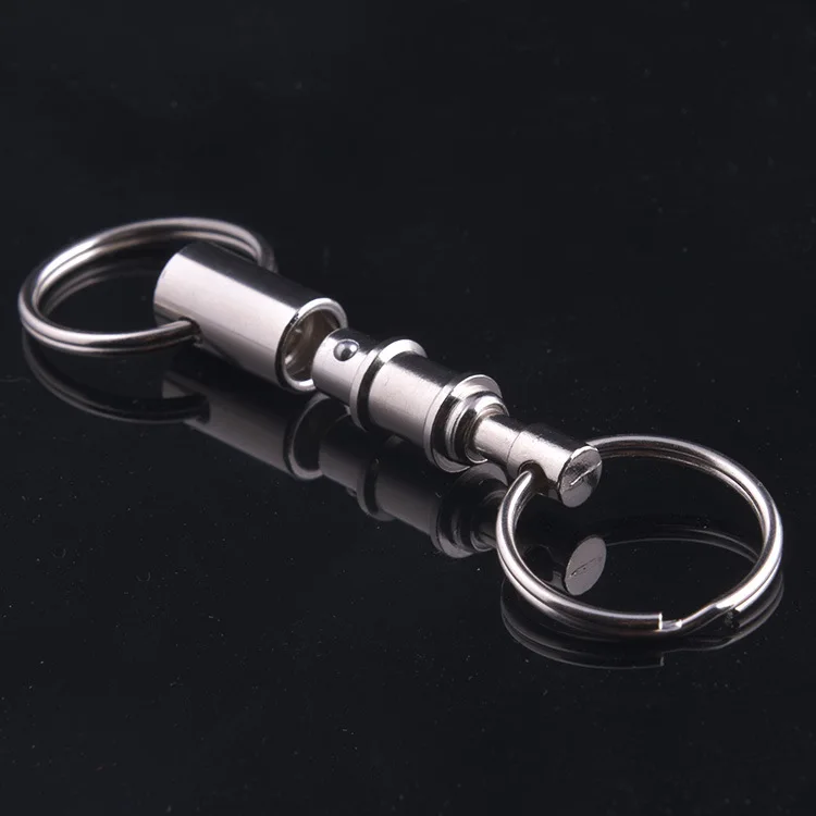 

by dhl 10pcs Outdoor Tactical Backpack Key Ring Carabiner Climbing Double Key Ring Locking Hanging Padlock Keychain