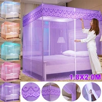 four corner mosquito netting romantic princess lace canopy bed insect reject mosquito net no frame for twin full king bed net