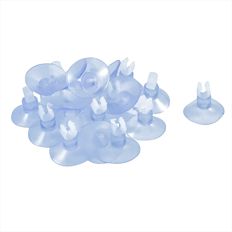 

10pcs Aquarium Fish Tank Suction Cup Heating Sucker Clips Holders For Air Line Oxygen Tube Hose Pump Double Sided Suction Cups