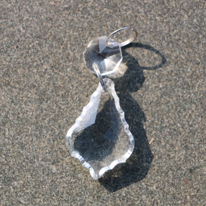 Прозрачная Хрустальная люстра 10 шт./лот лампа призма подвески осветительные