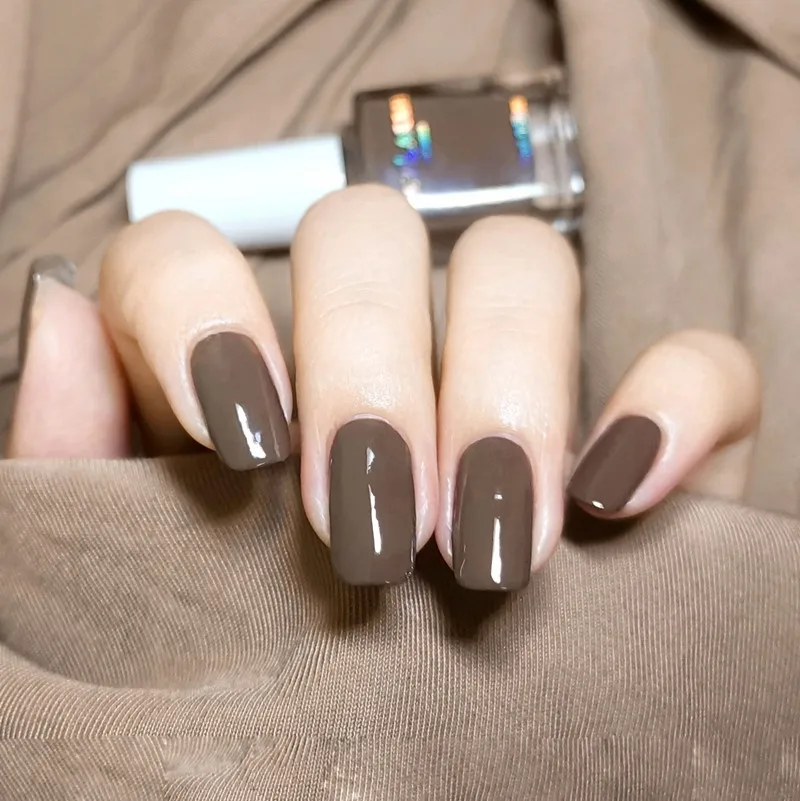 LOVCARRIE Набор лаков для ногтей 12 мл полуперманентный лак кофе растворимый в