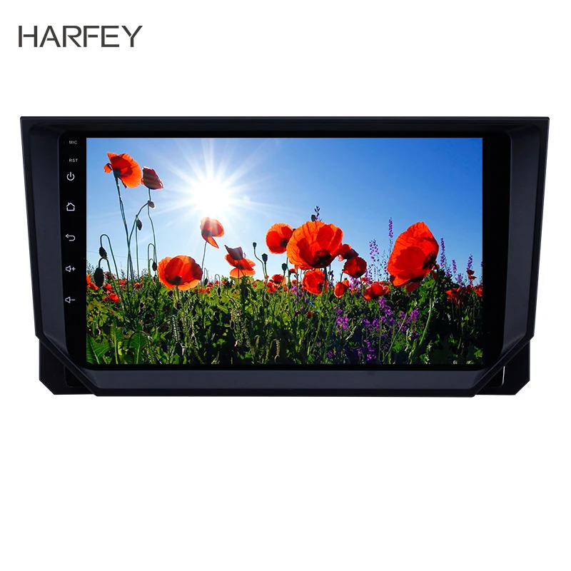 Harfey автомобильный мультимедийный плеер 9 дюймов Android 8 1 GPS радио для 2018 Seat Ibiza с