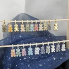 QMHJE, кубический цирконий, медвежонок, подвеска, жемчужное ожерелье, женское чокер, кубический цирконий, сделай сам, браслет, бусы, золото, серебро, цвет белый