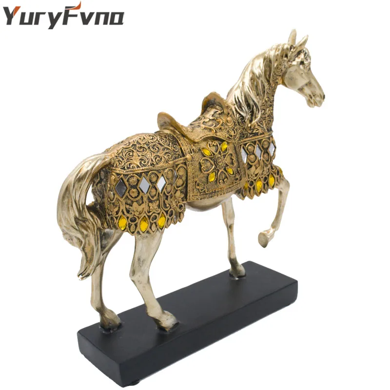 YuryFvna, статуэтка лошади из смолы, статуэтка лошади, коллекционная скульптура животного, домашний офис, Декор, Рождественский подарок на день рождения