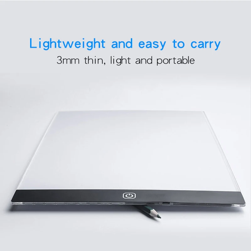 A4 30x20cm 3 Level Dimmable Led Drawing Copy Pad Board for Baby Toys Sketch Painting Educational Toys Creativity for Children