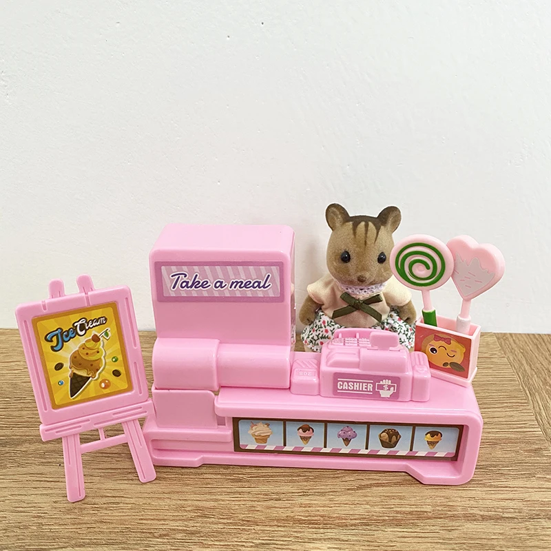 Мороженого набор магазин 1/12 DIY лесных животных Семейный комплект &quotМедведь&quot