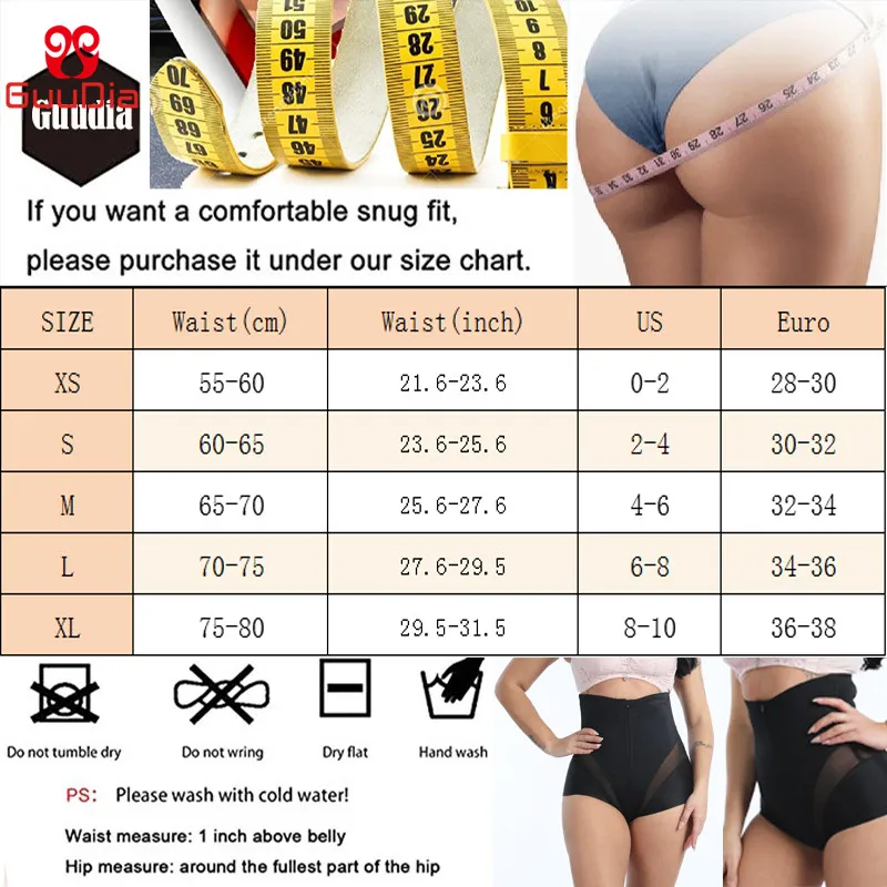 

GUUDIA Women Body Shapers Women Shapewear Tummy Control Panties High Waist Trainer Sexy Butt Shaper Postpartum Slimming Girdle