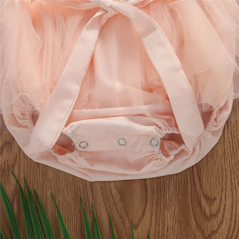 

2020 Brand New Summer Infant Newborn Romper Baby Girl Clothing Lace Ruffles Jumpsuit Cute Bow Sunsuit Baby Sweet Lace Rompers