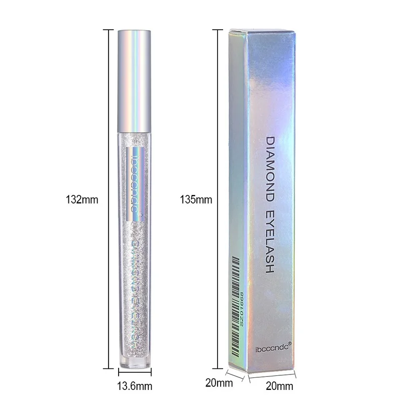 

Ibcccndc Starry Sky Shining Curling Diamond Mascara Eyelashes Makeup Cosmetics Mascara Wands Eye Makeup Cosmetiquera Beauty Tool